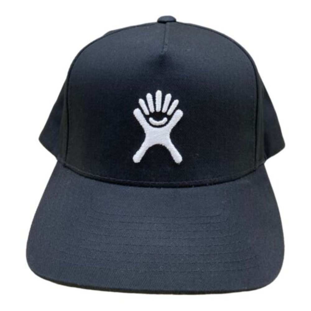Hydro Flask Flex Fit Baseball Cap Hat Black Adjustable Snapback